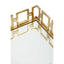 Hamilton Interiors Accessories Rhoda Rectangle Gold Mirror Tray House of Isabella UK