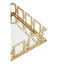 Hamilton Interiors Accessories Rhoda Rectangle Gold Mirror Tray House of Isabella UK