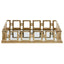 Hamilton Interiors Accessories Rhoda Rectangle Gold Mirror Tray House of Isabella UK