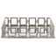 Hamilton Interiors Accessories Rhoda Rectangle Nickel Finish Mirror Tray House of Isabella UK