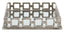 Hamilton Interiors Accessories Rhoda Square Nickel Finish Mirror Tray House of Isabella UK