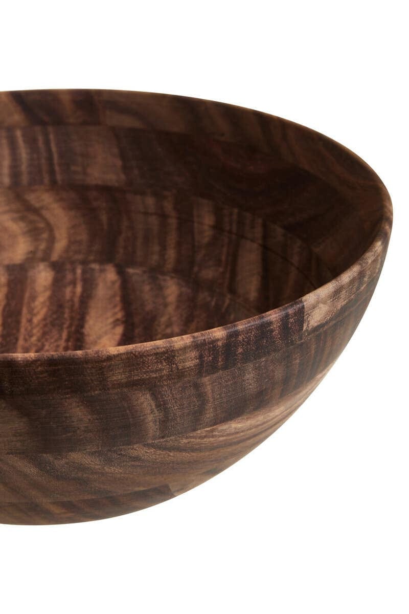 Hamilton Interiors Accessories Rosi Large Round Sheesham Wood Salad Bowl House of Isabella UK