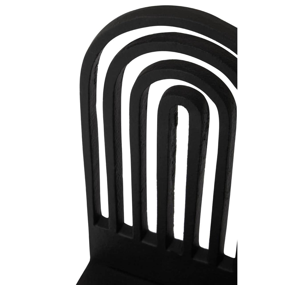 Hamilton Interiors Accessories Rubi Set Of Two Black Finish Arched Bookends House of Isabella UK