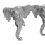 Hamilton Interiors Accessories Safari 5 Hook Elephant Head Hanger House of Isabella UK