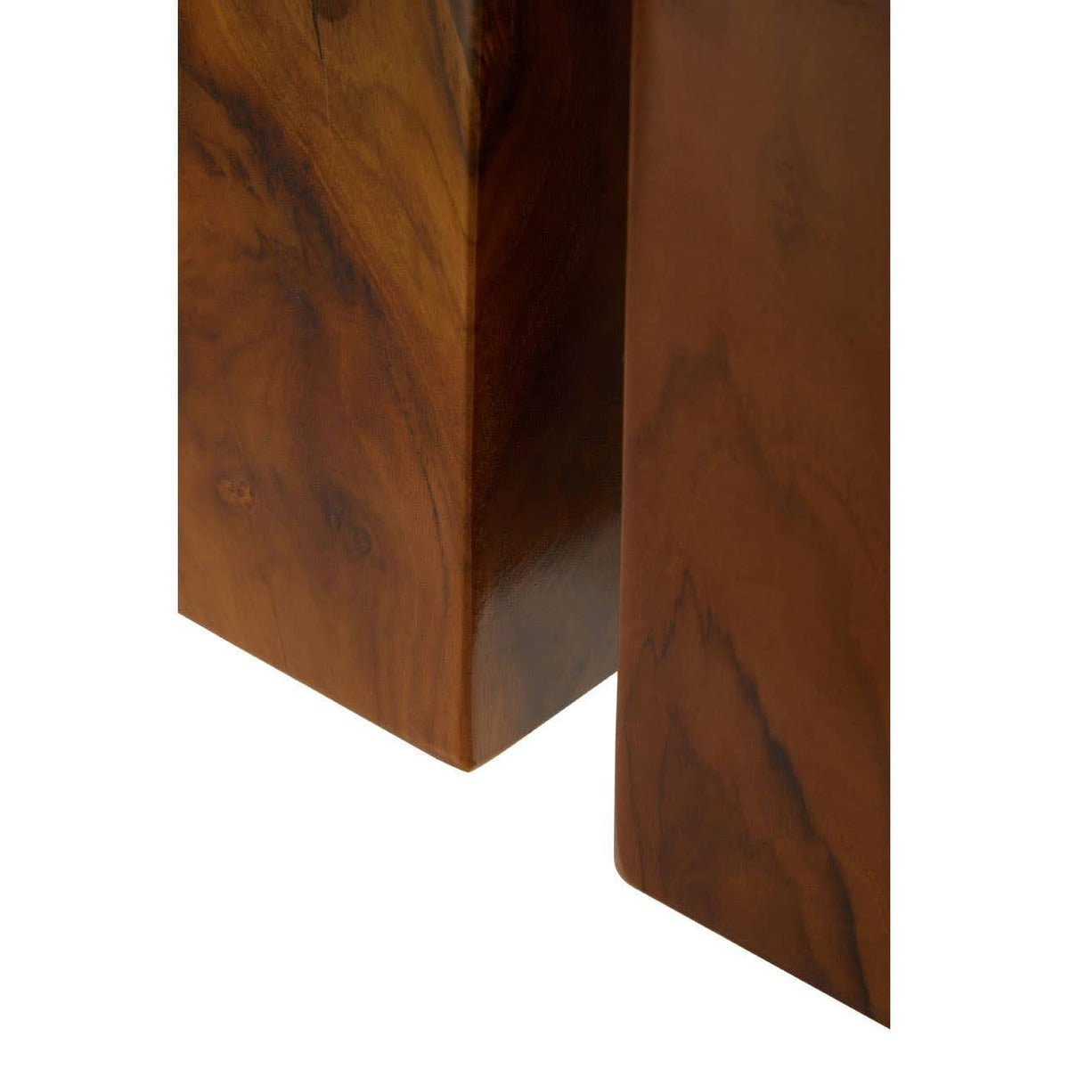 Hamilton Interiors Accessories Sakra Set Of 2 Teak Wood Bookends House of Isabella UK