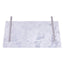 Hamilton Interiors Accessories Salerno Grey Marble Serving board with Silver Handles House of Isabella UK