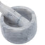 Hamilton Interiors Accessories Salerno Grey Marble Straight Mortar And Pestle House of Isabella UK