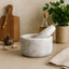 Hamilton Interiors Accessories Salerno Grey Marble Straight Mortar And Pestle House of Isabella UK