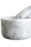 Hamilton Interiors Accessories Salerno Grey Marble Straight Mortar And Pestle House of Isabella UK