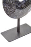 Hamilton Interiors Accessories Salmo Extra Small Black Marble Round Dia 15cm Disc Sculpture House of Isabella UK