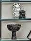Hamilton Interiors Accessories Salmo Large Black Marble Pedestal Bowl House of Isabella UK