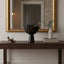 Hamilton Interiors Accessories Salmo Large Black Marble Pedestal Bowl House of Isabella UK
