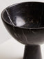 Hamilton Interiors Accessories Salmo Large Black Marble Pedestal Bowl House of Isabella UK
