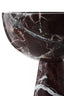 Hamilton Interiors Accessories Salmo Large Red Marble Pedestal Bowl House of Isabella UK