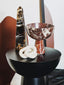 Hamilton Interiors Accessories Salmo Large Red Marble Pedestal Bowl House of Isabella UK