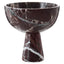 Hamilton Interiors Accessories Salmo Large Red Marble Pedestal Bowl House of Isabella UK