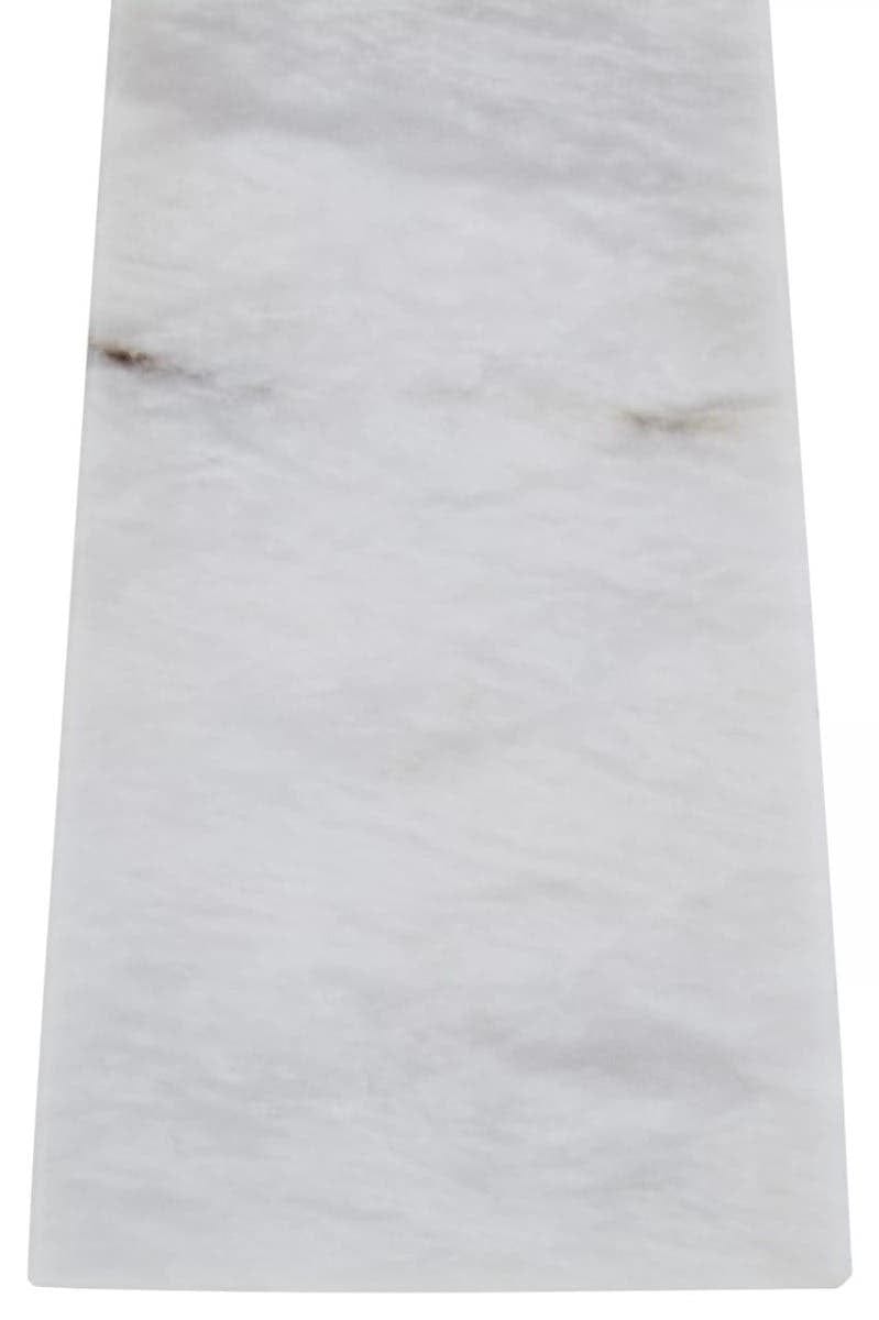 Hamilton Interiors Accessories Salmo Large White Marble Obelisk House of Isabella UK