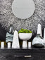 Hamilton Interiors Accessories Salmo Large White Marble Pedestal Bowl House of Isabella UK
