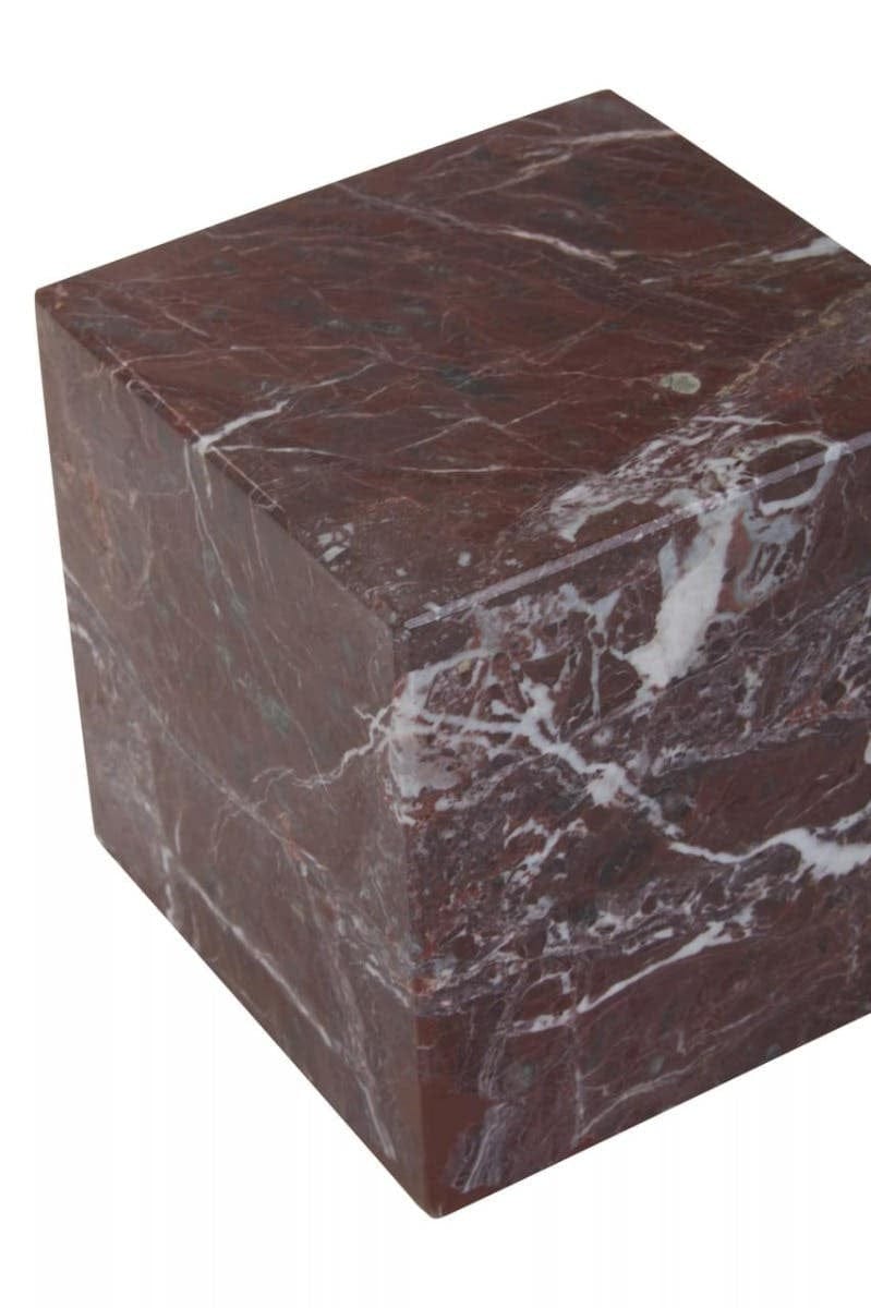 Hamilton Interiors Accessories Salmo Marble Cube Ornament House of Isabella UK