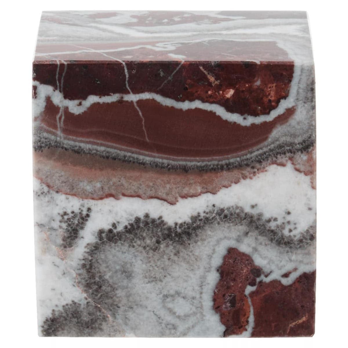 Hamilton Interiors Accessories Salmo Marble Cube Ornament House of Isabella UK