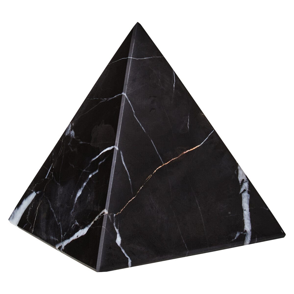Hamilton Interiors Accessories Salmo Marble Pyramid Ornament House of Isabella UK