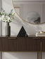 Hamilton Interiors Accessories Salmo Marble Pyramid Ornament House of Isabella UK