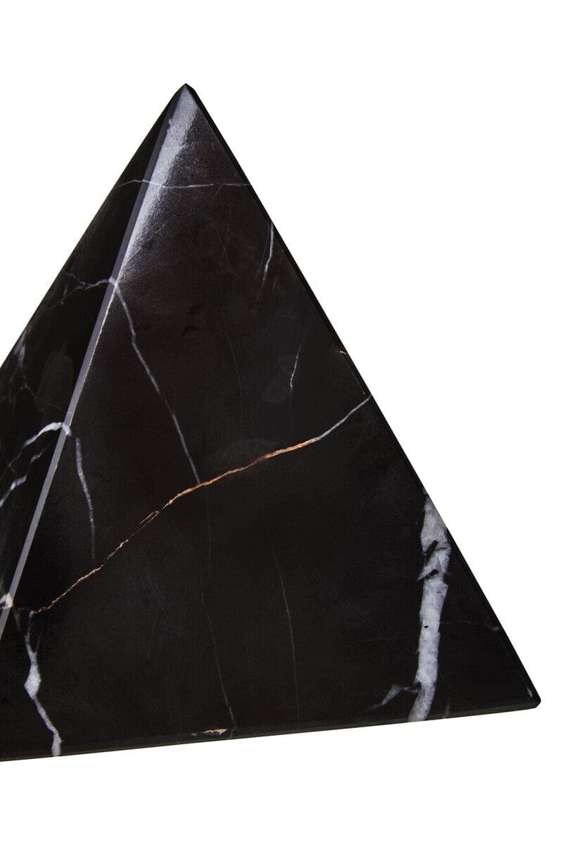 Hamilton Interiors Accessories Salmo Marble Pyramid Ornament House of Isabella UK