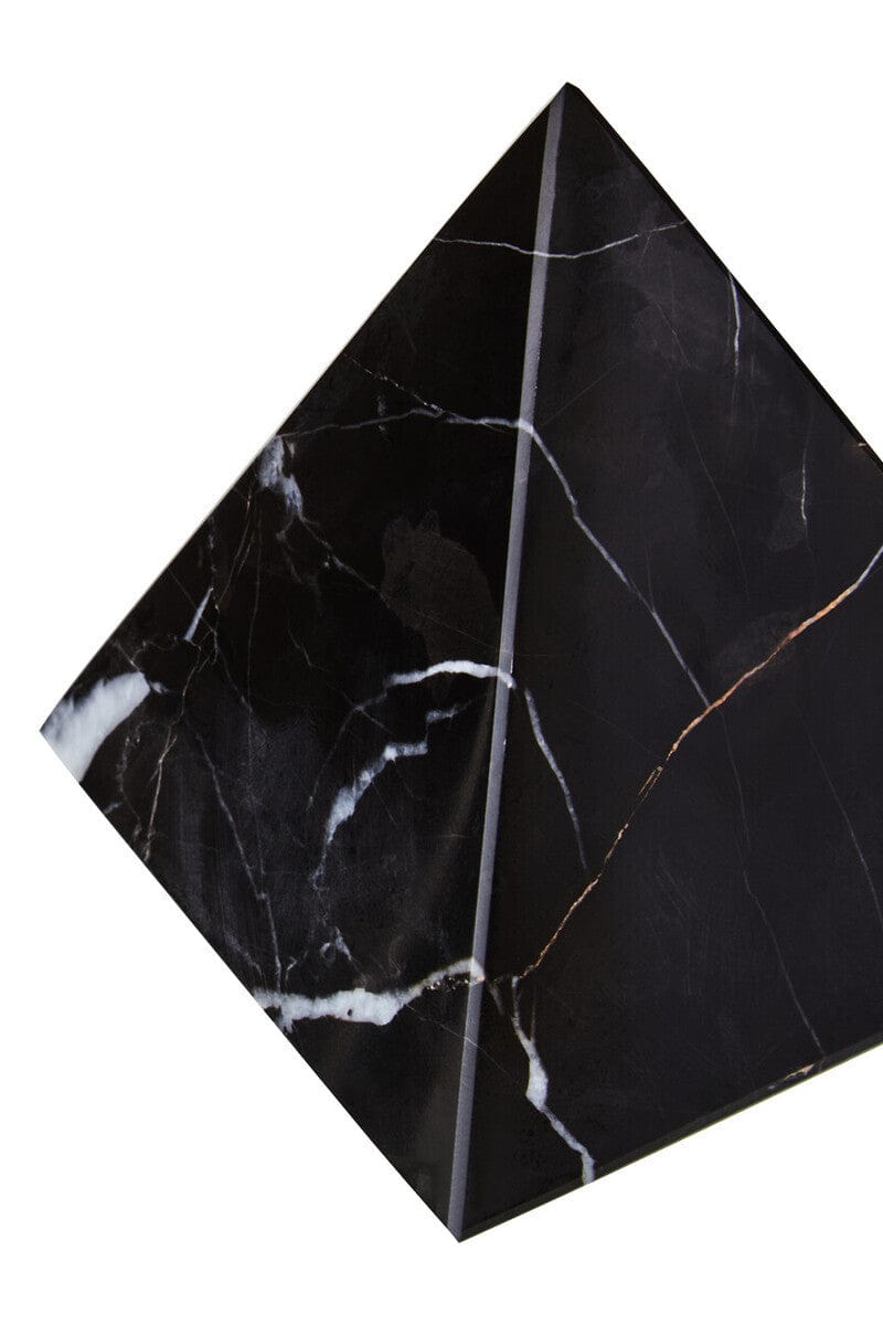 Hamilton Interiors Accessories Salmo Marble Pyramid Ornament House of Isabella UK