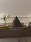 Hamilton Interiors Accessories Salmo Marble Pyramid Ornament House of Isabella UK