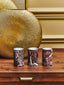 Hamilton Interiors Accessories Salmo Set Of Three Red Marble Tealight Holders House of Isabella UK