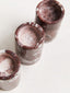 Hamilton Interiors Accessories Salmo Set Of Three Red Marble Tealight Holders House of Isabella UK