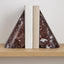 Hamilton Interiors Accessories Salmo Set Of Two Red Marble Bookends House of Isabella UK