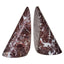 Hamilton Interiors Accessories Salmo Set Of Two Red Marble Bookends House of Isabella UK