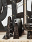 Hamilton Interiors Accessories Salmo Small Black Marble Obelisk House of Isabella UK