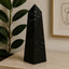 Hamilton Interiors Accessories Salmo Small Black Marble Obelisk House of Isabella UK