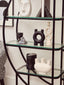 Hamilton Interiors Accessories Salmo Small Black Marble Pedestal Bowl House of Isabella UK