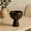 Hamilton Interiors Accessories Salmo Small Black Marble Pedestal Bowl House of Isabella UK