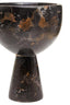 Hamilton Interiors Accessories Salmo Small Black Marble Pedestal Bowl House of Isabella UK