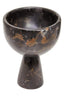 Hamilton Interiors Accessories Salmo Small Black Marble Pedestal Bowl House of Isabella UK