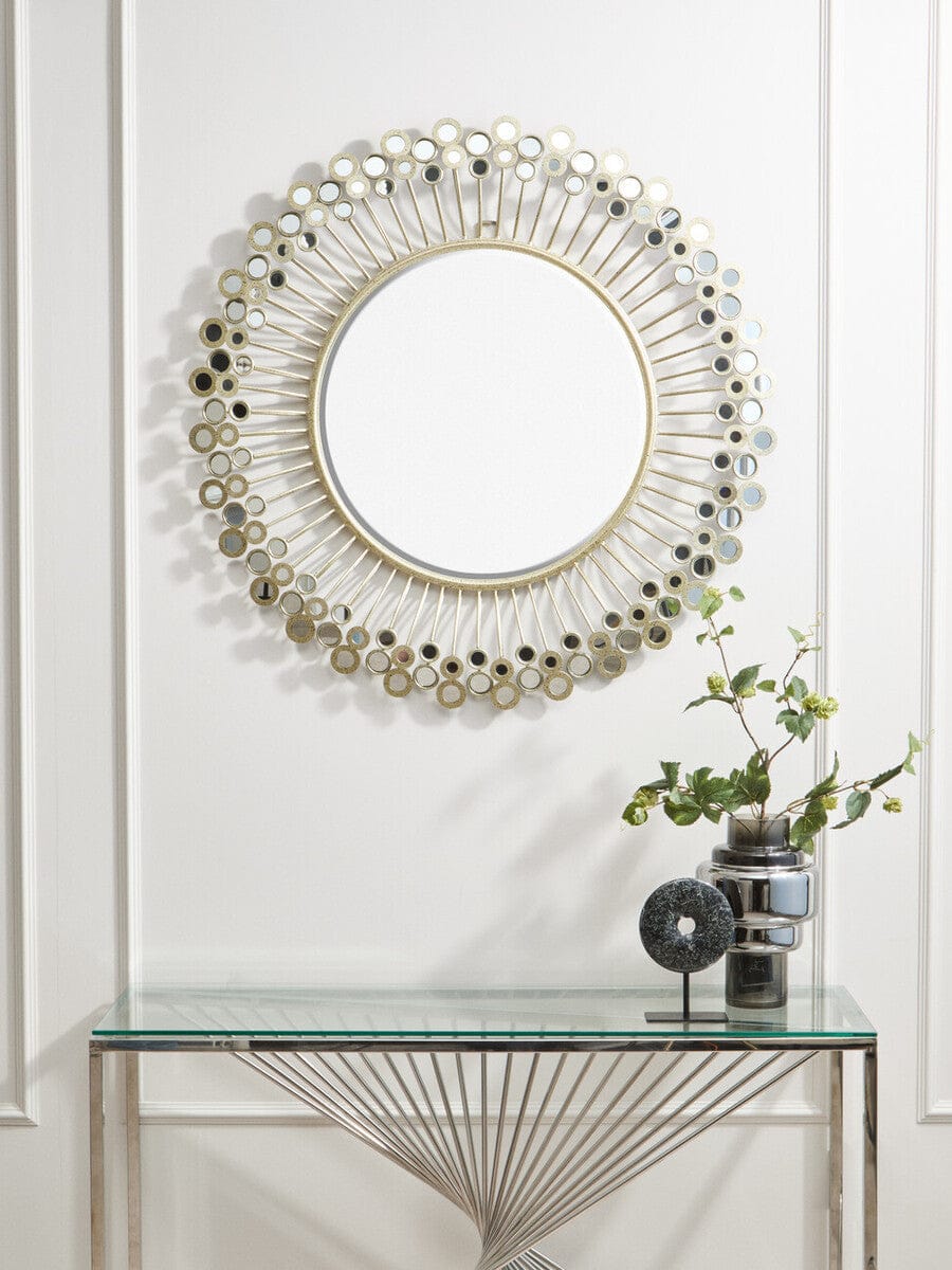 Hamilton Interiors Accessories Salmo Small Black Marble Round Dia 20cm Disc Sculpture House of Isabella UK