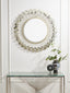 Hamilton Interiors Accessories Salmo Small Black Marble Round Dia 20cm Disc Sculpture House of Isabella UK