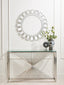 Hamilton Interiors Accessories Salmo Small Black Marble Round Dia 20cm Disc Sculpture House of Isabella UK