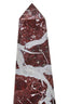 Hamilton Interiors Accessories Salmo Small Red Marble Obelisk House of Isabella UK