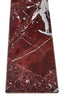 Hamilton Interiors Accessories Salmo Small Red Marble Obelisk House of Isabella UK