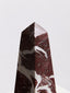 Hamilton Interiors Accessories Salmo Small Red Marble Obelisk House of Isabella UK
