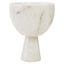 Hamilton Interiors Accessories Salmo Small White Marble Pedestal Bowl House of Isabella UK