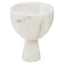 Hamilton Interiors Accessories Salmo Small White Marble Pedestal Bowl House of Isabella UK