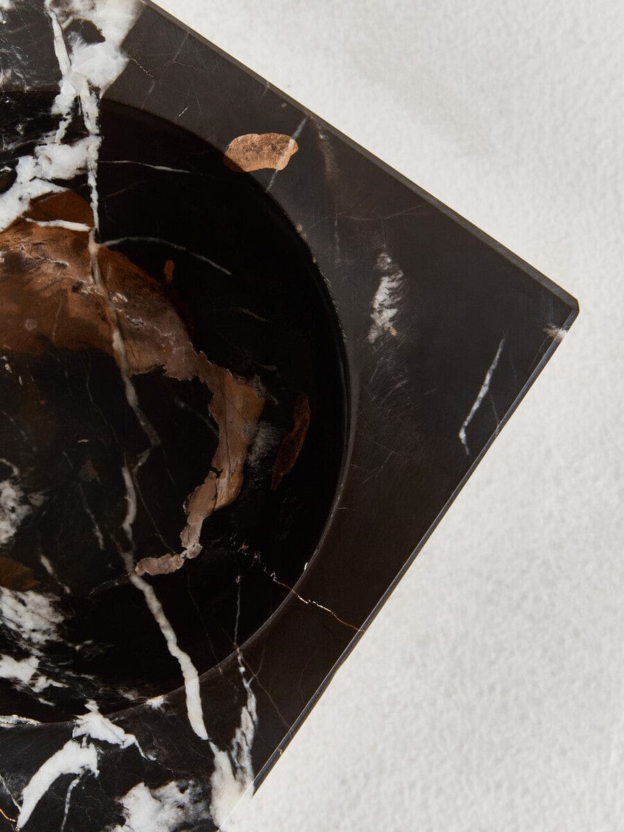 Hamilton Interiors Accessories Salmo Square Black Marble Bowl House of Isabella UK