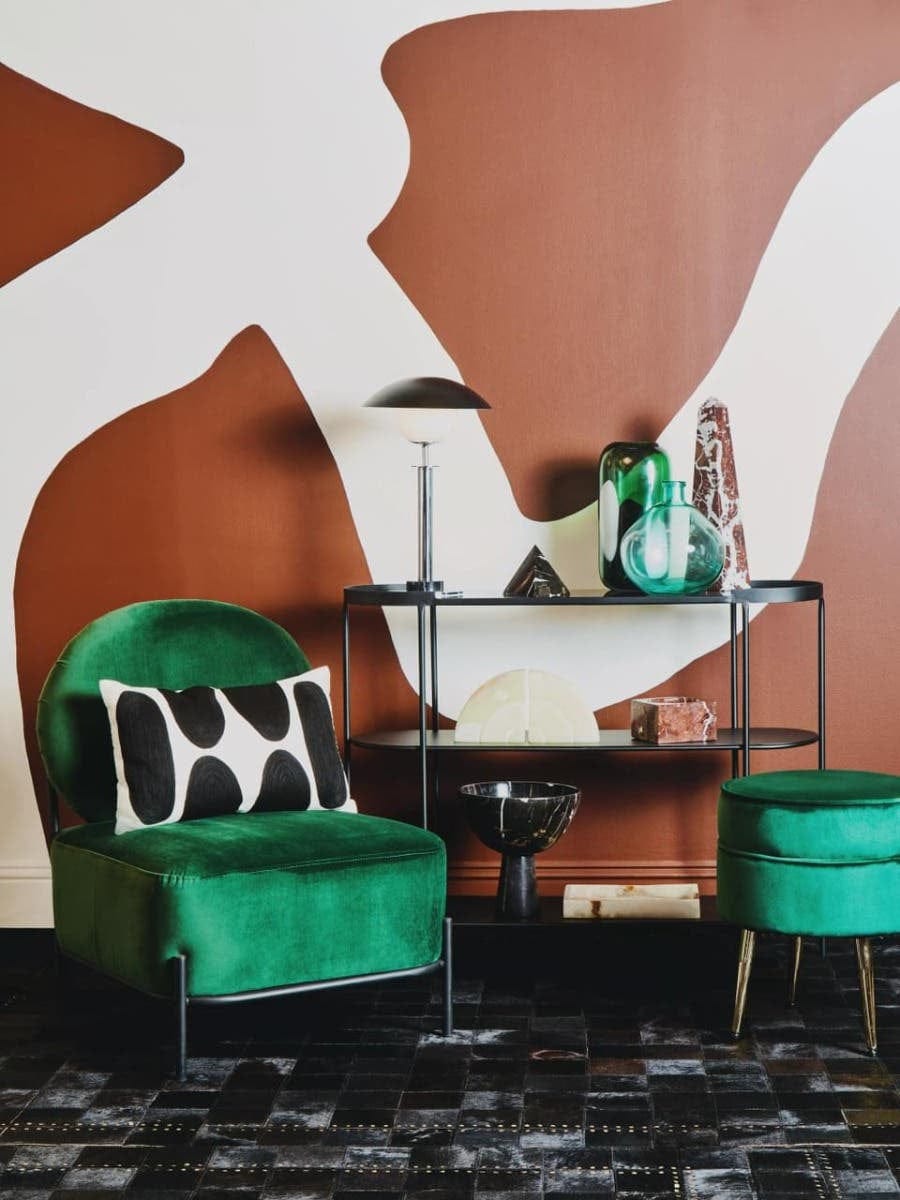 Hamilton Interiors Accessories Salmo Square Red Marble Bowl House of Isabella UK