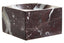 Hamilton Interiors Accessories Salmo Square Red Marble Bowl House of Isabella UK